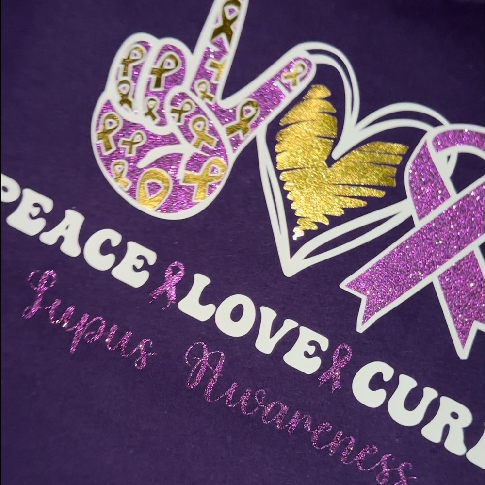 Peace Love Cure Lupus Awareness